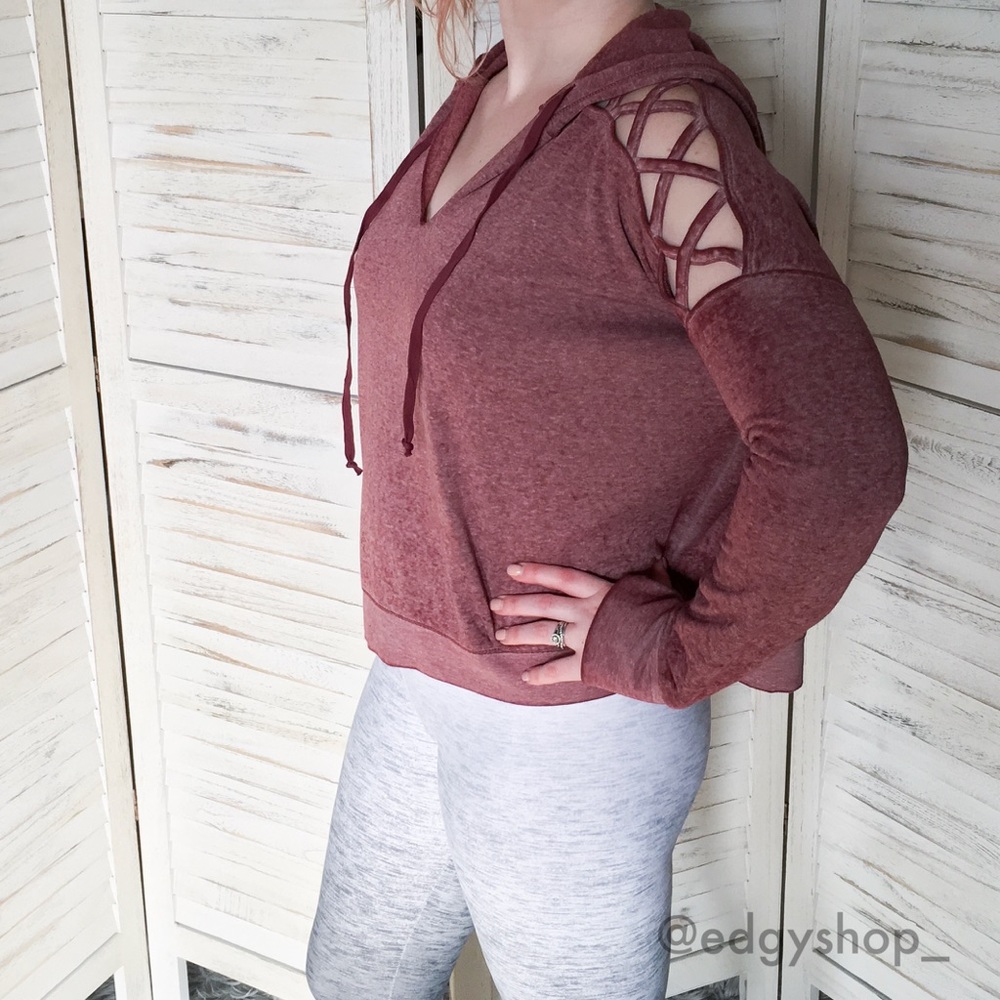 Threads 4 Thought | Hazel Cropped Hoodie - Picture 2 of 6